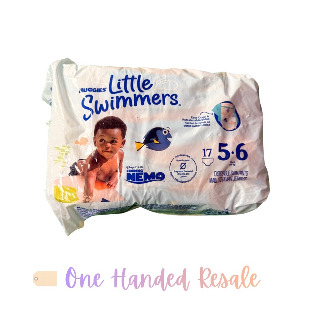 🍼 Huggies Little Swimmers Disposable Swim Pants Partial Package of 12 Size 5